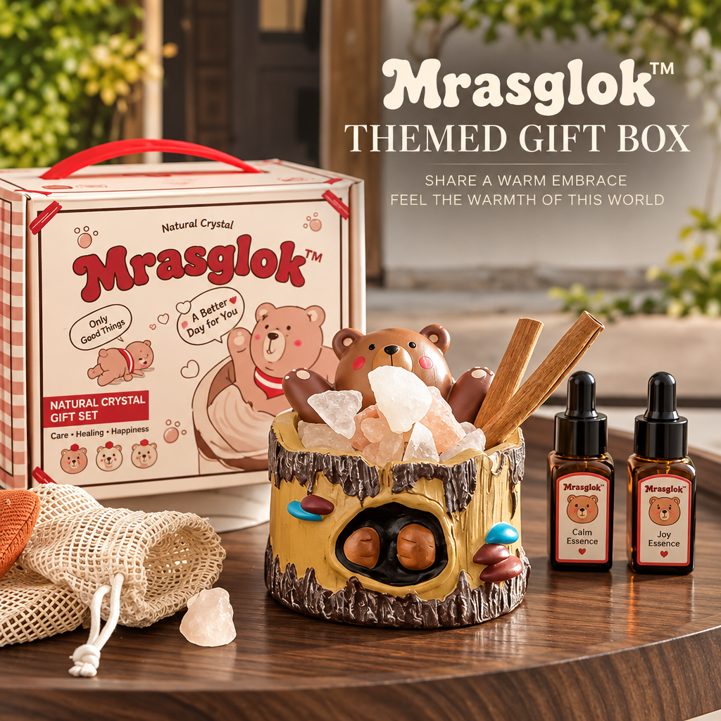 The Little Hug – Cute Teddy Bear Aroma Stone Diffuser & Cozy Fragrance Gift