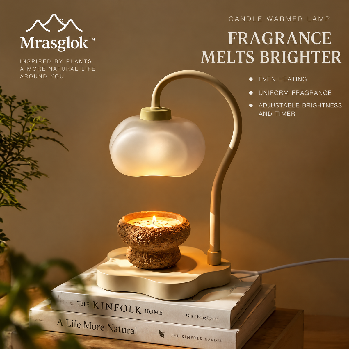 Cloud Nine – Minimalist Cloud-Shaped Candle Warmer Lamp & Modern Bedroom Decor
