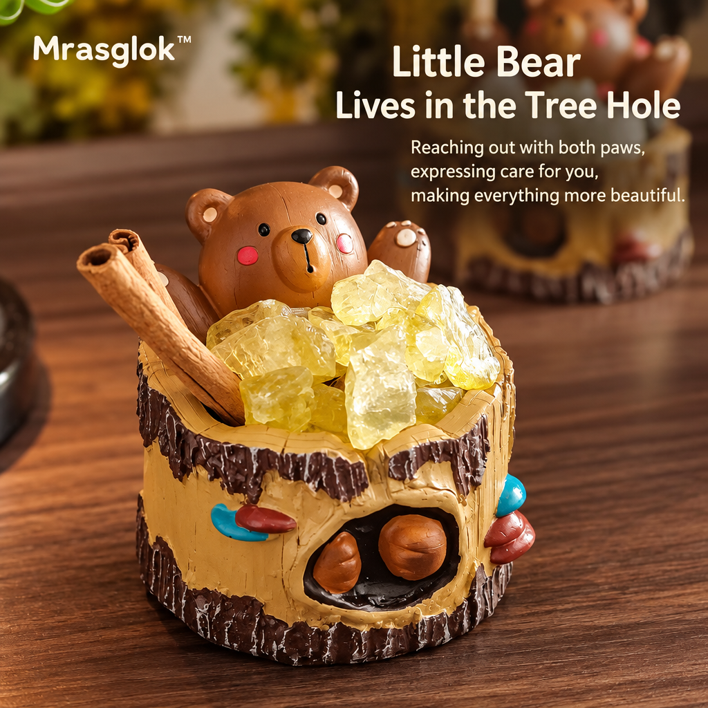 The Little Hug – Cute Teddy Bear Aroma Stone Diffuser & Cozy Fragrance Gift