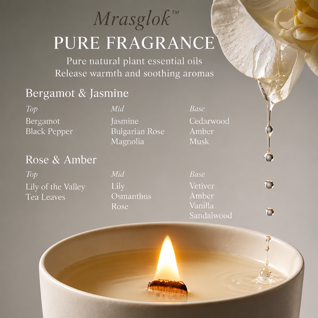 Sunday Flower Market – Sculptural Rose Bouquet Scented Candle & Floral Home Decor