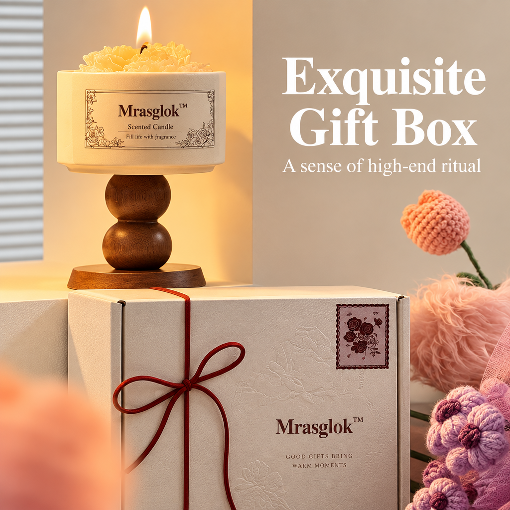 Camellia Reverie – Elegant Floral Scented Candle Gift Box & Luxury Home Fragrance