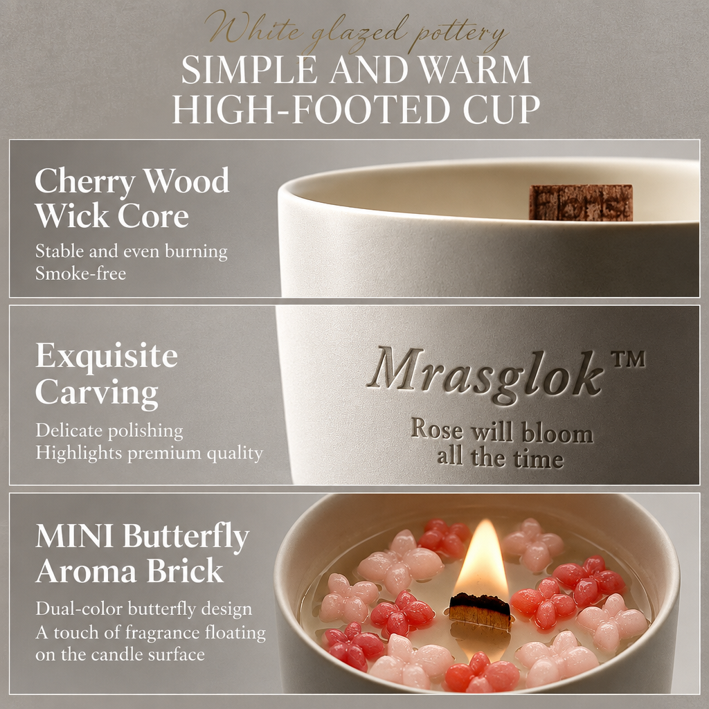 Sunday Flower Market – Sculptural Rose Bouquet Scented Candle & Floral Home Decor