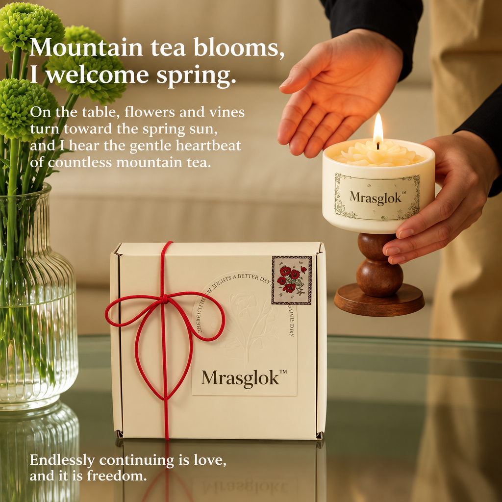 Camellia Reverie – Elegant Floral Scented Candle Gift Box & Luxury Home Fragrance
